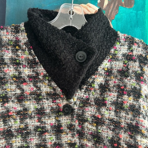 Tub Design Vintage Black and Pink Checkered Blazer M - Picture 7 of 16